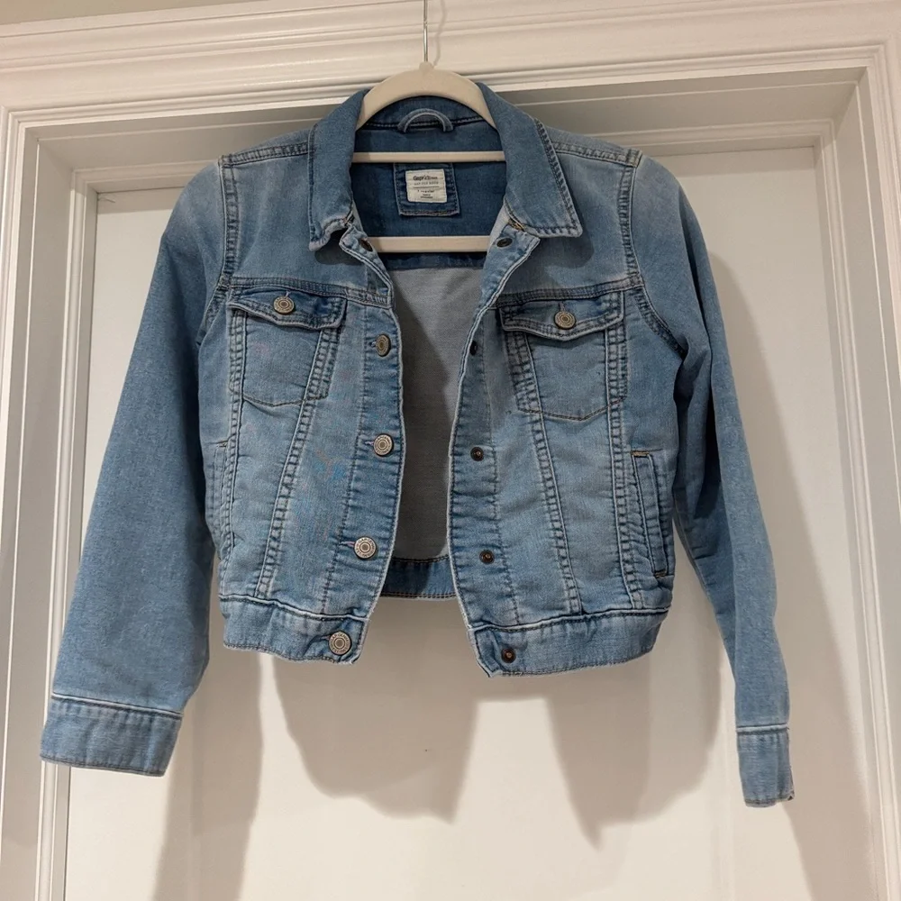 GAP Light Blue Kids Denim Jean Jacket